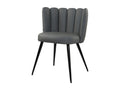 Chaise - Gris similicuir - Doucezen