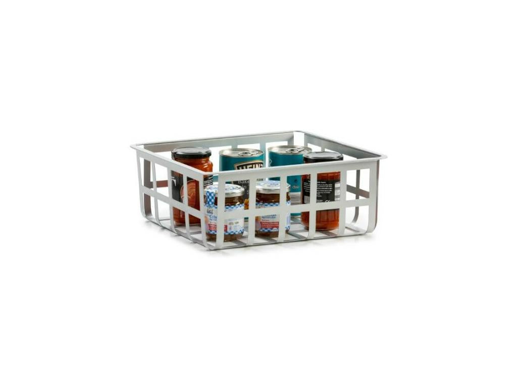Panier de rangement et décoratif en métal taille moyenne Meublita