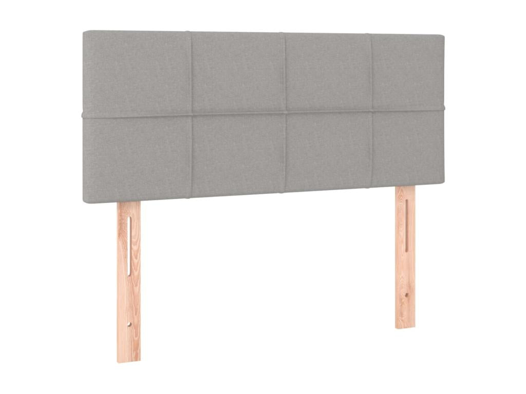 Tête de lit Gris clair 90x5x78/88 cm Tissu