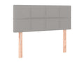 Tête de lit Gris clair 90x5x78/88 cm Tissu