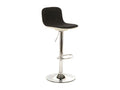 Doucezen - Tabouret en tissu noir - Lot de 2 pcs