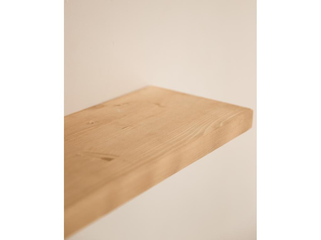 étagère flottante en bois de sapin marron 80x3.2cm - Vertchez