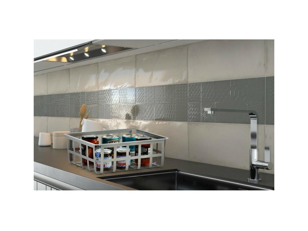 Panier de rangement et décoratif en métal taille moyenne Meublita