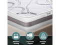 Matelas Simple 100x180 à mémoire - Qualité Premium - Hauteur 16 cm - Fabriqué en Italie