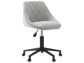 Chaises pivotantes à manger lot de 2 gris clair velours