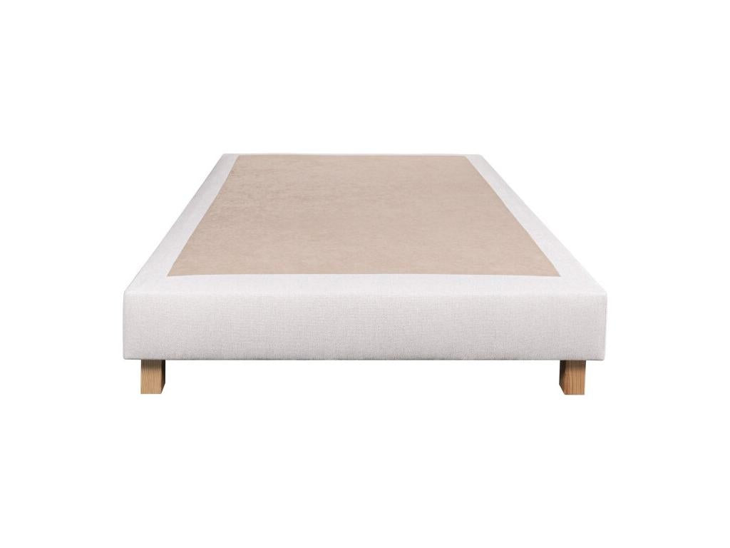 Ensemble Matelas Relaxation 26 cm ressorts ensachés ferme face été/hiver sommier beige ep20cm oreiller couette 140x200cm