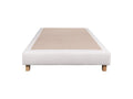 Ensemble Matelas Relaxation 26 cm ressorts ensachés ferme face été/hiver sommier beige ep20cm oreiller couette 140x200cm
