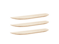 Ensemble 3 étagères en bois de sapin naturel 100x3.2cm - Meublita