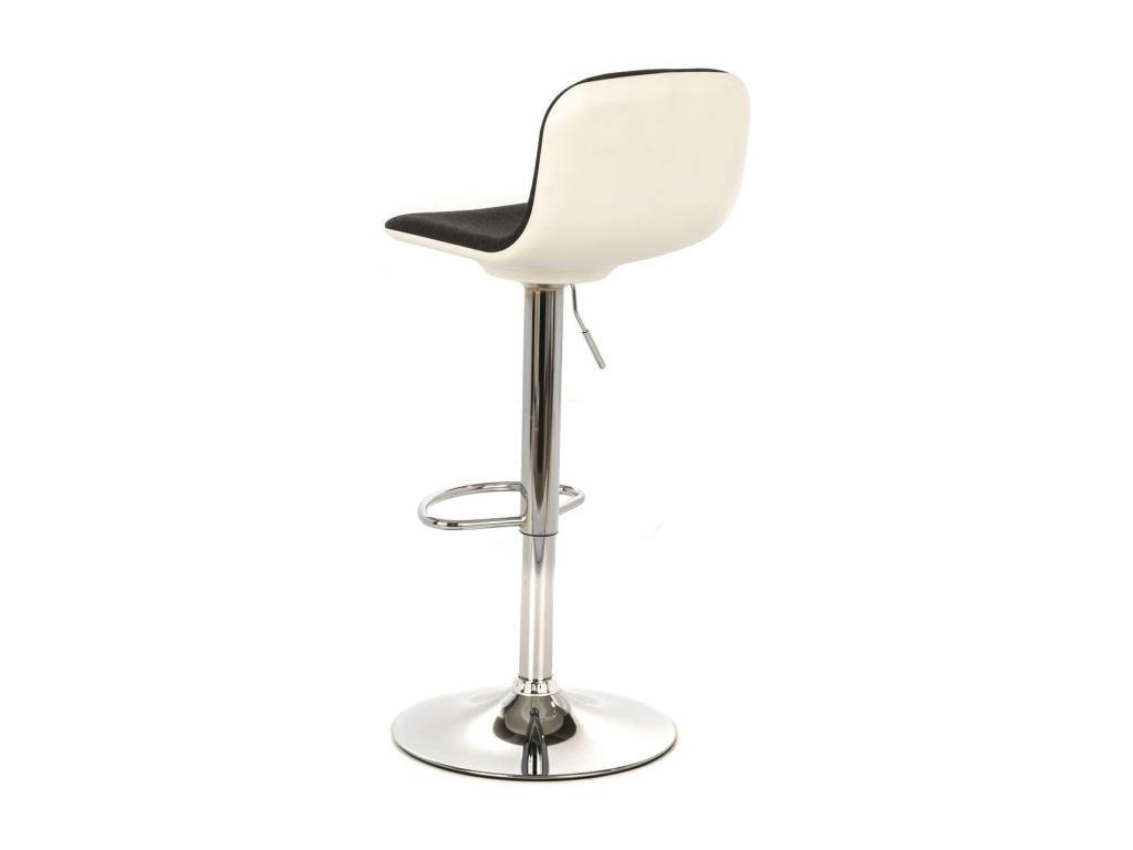 Doucezen - Tabouret en tissu noir - Lot de 2 pcs