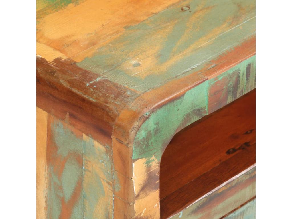 Meuble TV 117x30x41 cm Bois de récupération massif