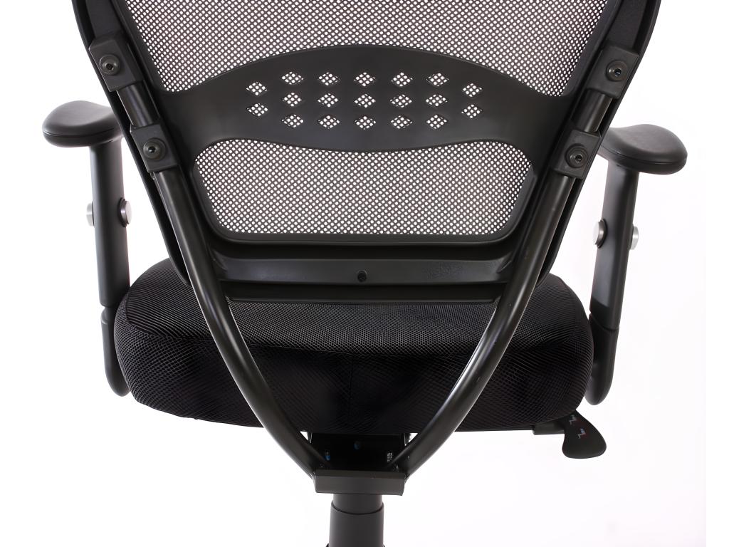 Fauteuil/chaise de bureau Doucezen charge 150kg tissu noir