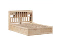 Cadre de lit sans matelas 160x200 cm bois massif de pin