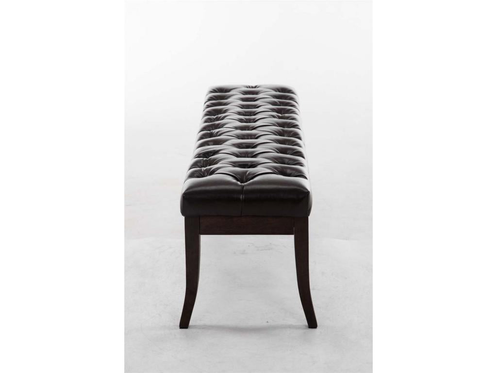 Banquette - Similicuir / Bois - Marron - Meublita