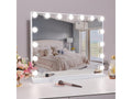 Miroir de maquillage Meublita coiffeuse murale avec Meublitaère 58x46cm