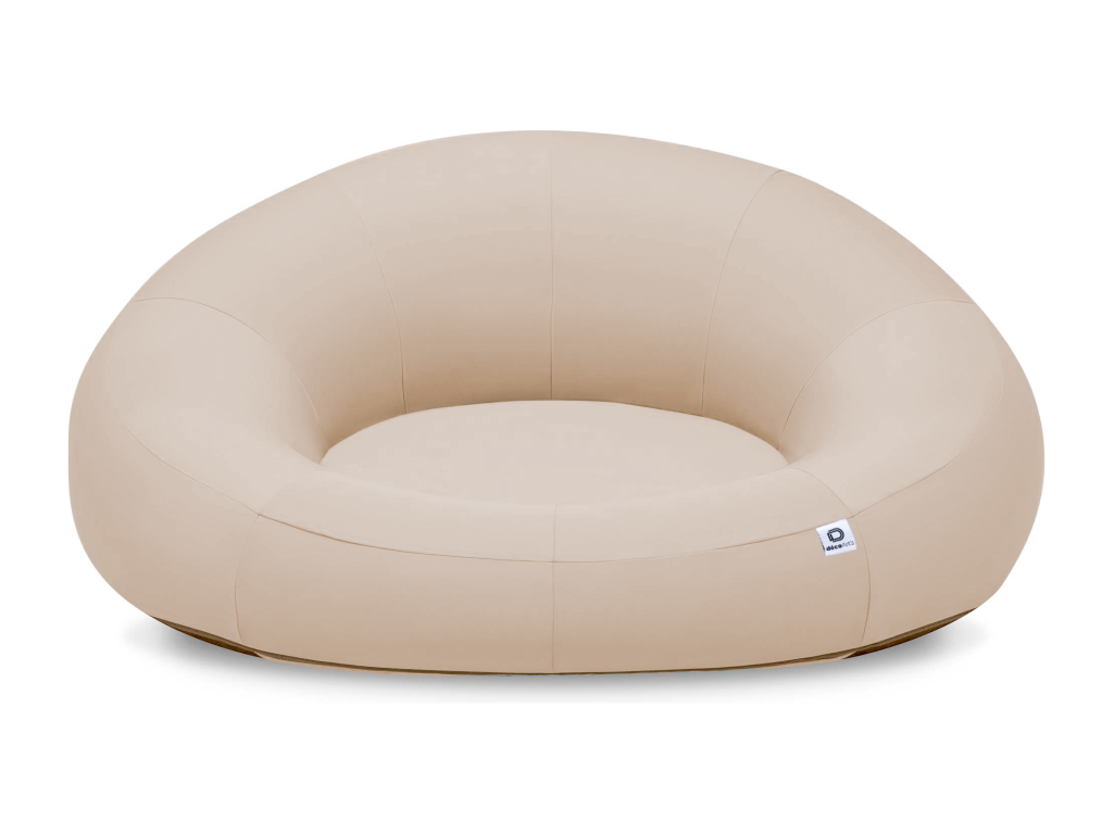 Pouf XXL Flottant pour Piscine 140x120x60 cm Beige