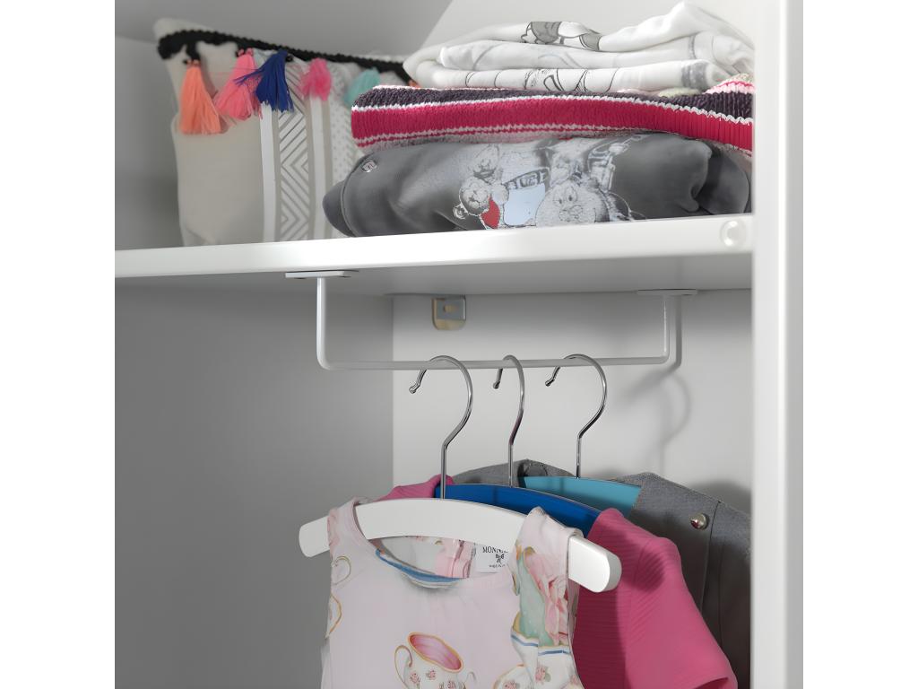 Meublita - Armoire enfant en bois - Vert