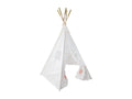 Meublita Déco Enfant à 5 Pieds Pompons 160cm Blanc