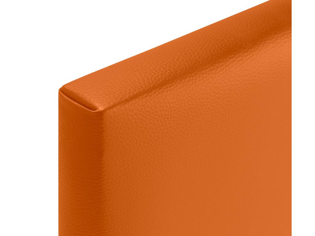 Vertchez Tête de lit simili cuir lisse avec Boutons 150x50cm Lits 150 - Vertchez
