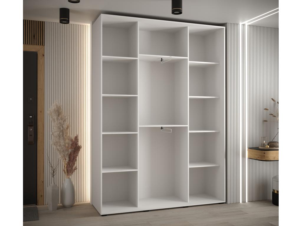 ARMOIRE Meublita 10 à PORTES COULISSANTES 235.2/160/45 3 portes