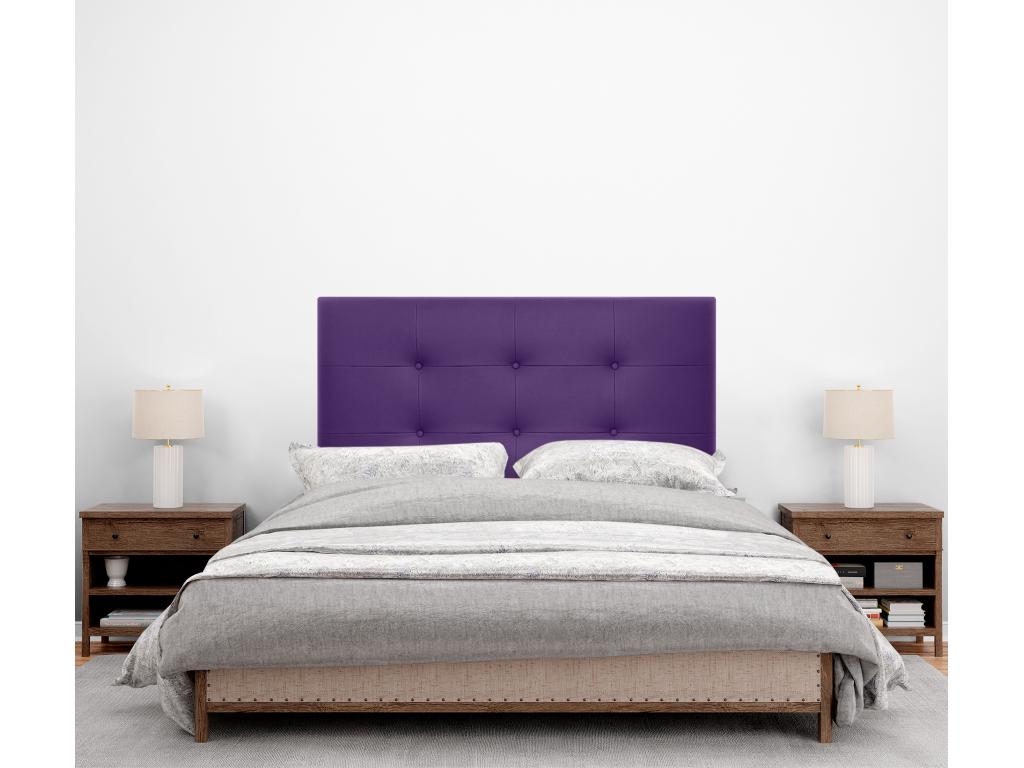 Meublita Tête de lit en Similicuir Capitonné 95x60cm Lits 90 - Meublita