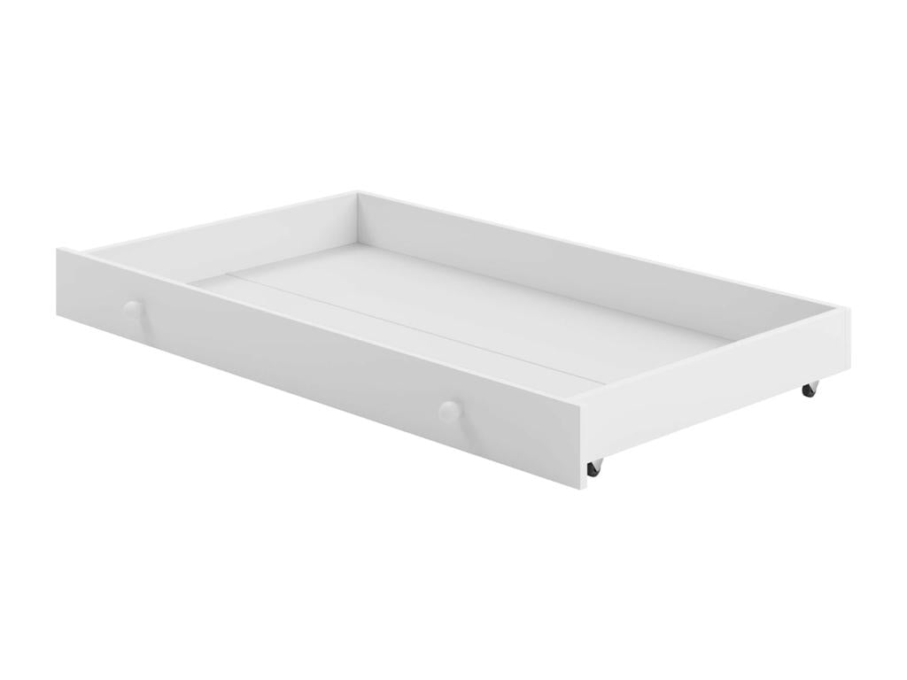 Lit enfant fille Meublita avec tiroir balustrade et matelas inclus - Princesse et licorne roses - 160 cm x 80 cm