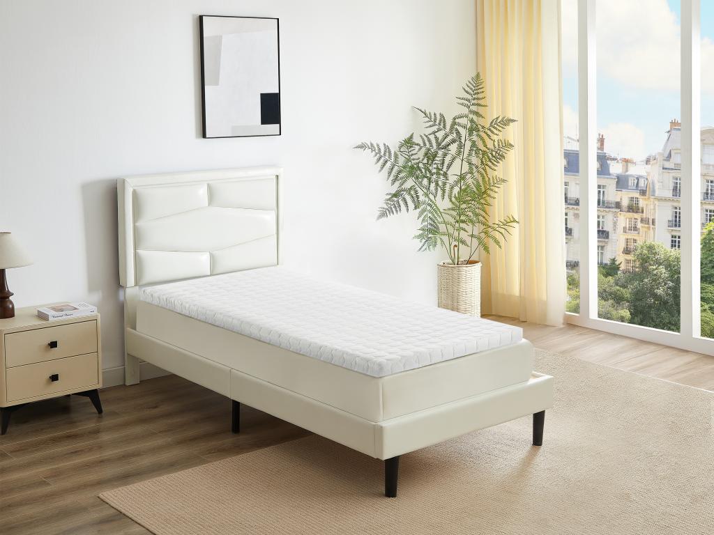 Surmatelas 80x200 cm mémoire de forme grand luxe ép.5cm - Vertchez