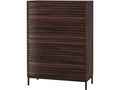 Commode avec 4 tiroirs Noyer