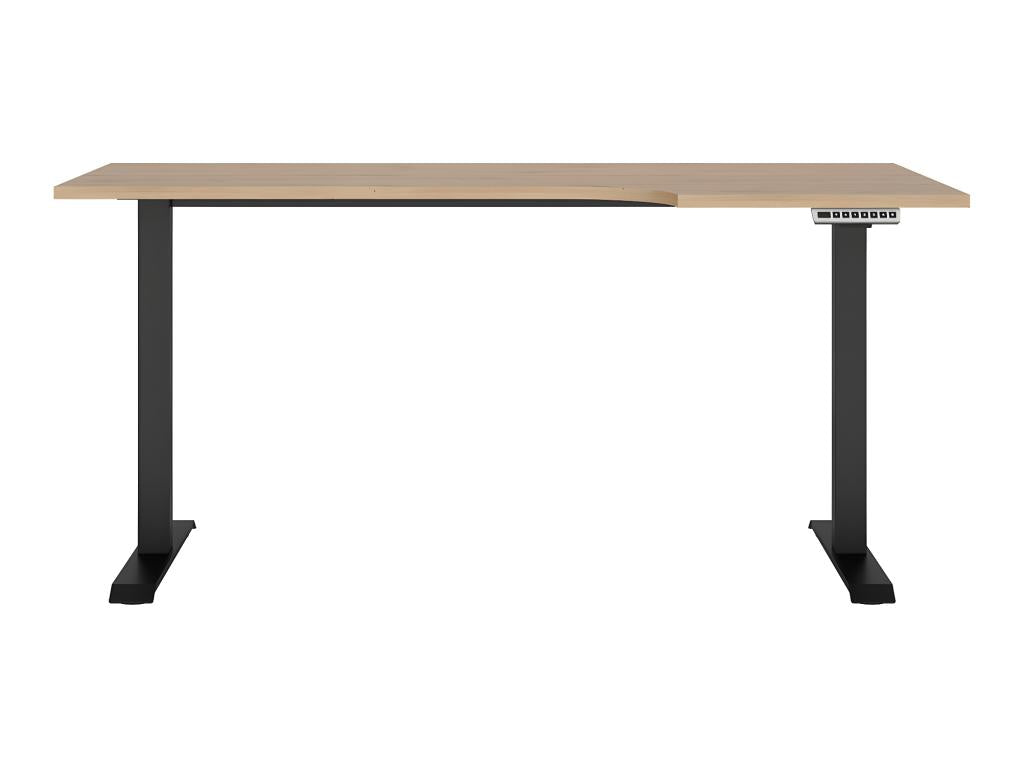 Bureau assis debout électrique 160cm droit professionnel Space Bois