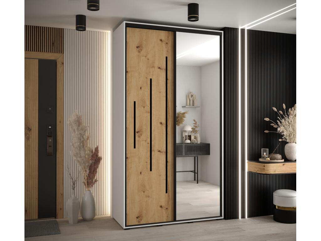 ARMOIRE Meublita 13 à PORTES COULISSANTES 235.2/140/45 2 portes