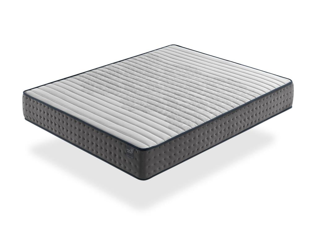 Matelas ressorts ensaches 135x180 Vertchez SPRING Epaisseur 25 CM Multicouche antistress ergonomique et respirant- Fermete 3/5 Moyenne