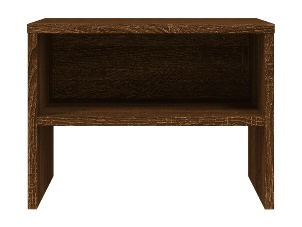 Table de chevet Chêne marron 40x30x30 Bois d'ingénierie