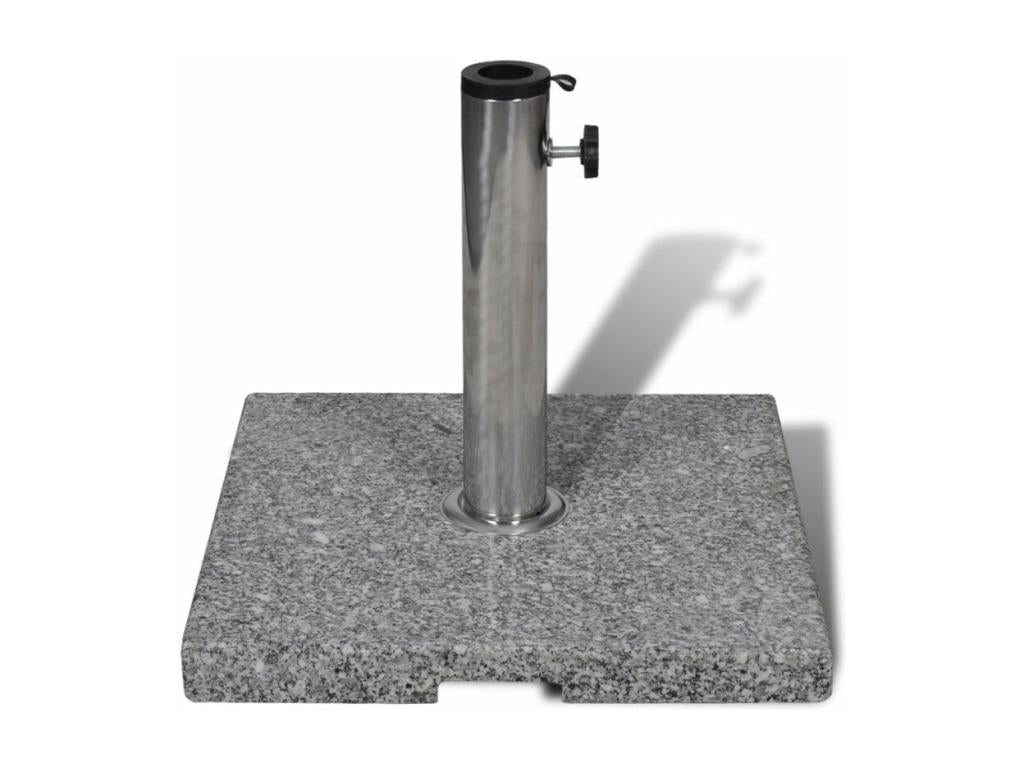 Pied de parasol 20 gris 40x40x4.8 cm 2202027