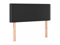 Sommier à Meublita de lit avec matelas noir 120x190 cm similicuir