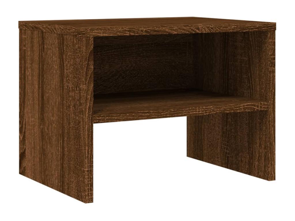 Table de chevet Chêne marron 40x30x30 Bois d'ingénierie