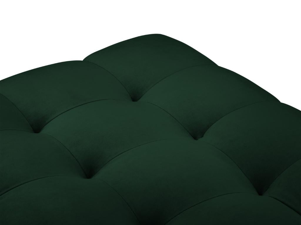 Meublita - Banc Meublita 2 places en velours vert bouteille - 62x133x41cm