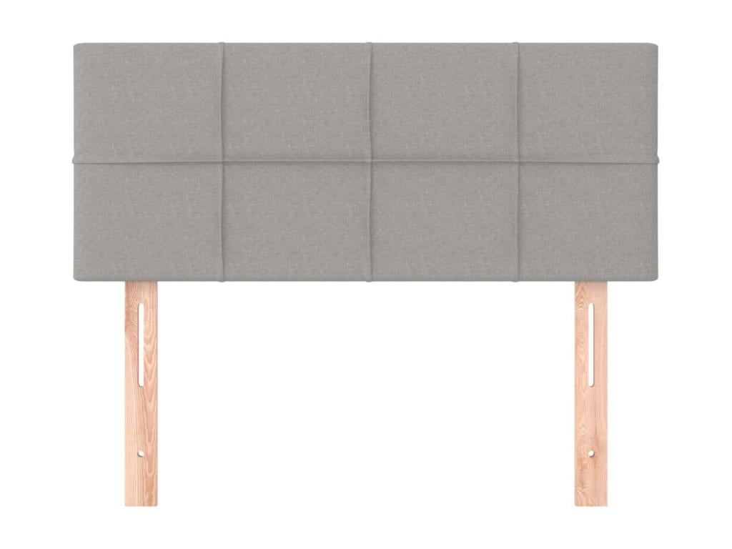 Tête de lit Gris clair 90x5x78/88 cm Tissu
